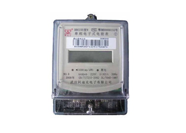 Optical Port Single Phase Electric Meter Active Energy Measurement RS485 Communication